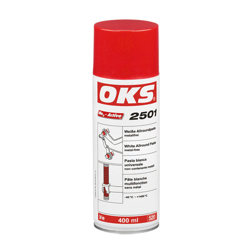 OKS 2501 universāla, balta, metālus nesaturoša pasta aerosolā
