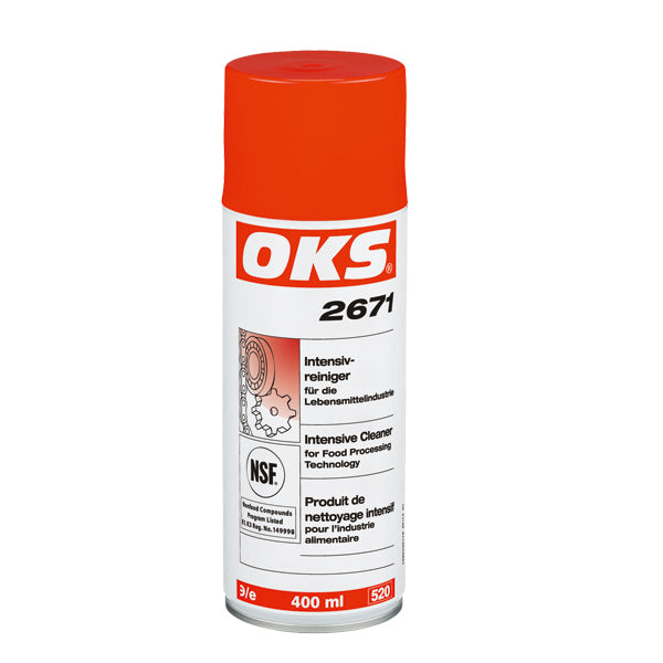 OKS 2671 intensīvs attīrītājs aerosolā pārtikas rūpniecībā